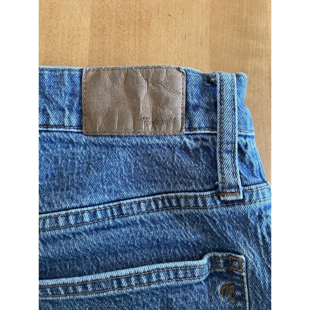 Madewell The Perfect Vintage Straight Jeans Women's Blue Size 32 Classic Denim - Picture 10 of 11